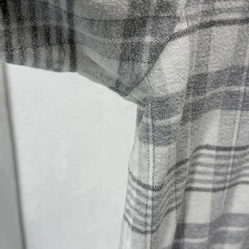 Polo Golf Ralph Lauren Mens Grey White Plaid Short Sleeve Shirt Collared XL